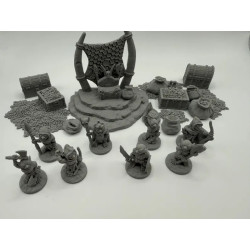 Goblin Thronraum Diorama Zubehör